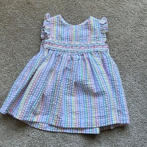 Adorable baby dress with bloomers